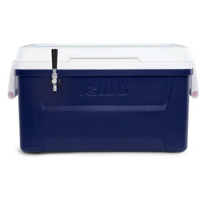 48 Qt - Coil Cooler - 1 Faucet - 100' Coil - Blue