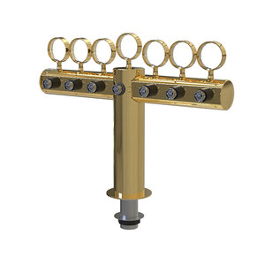 Font -Geneva T7, PVD gold, medallion