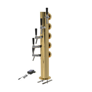 Font -Hightower I5, PVD gold, Junior, frontlight