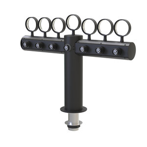 Font -Geneva T7, mat black, medallion