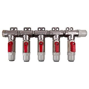 Manifold -5 lines, Co2, JG 3/8″