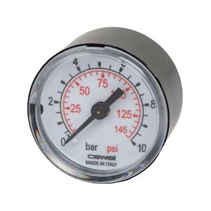 Manometer -1/8″ 0-10bar, Air compressor A100.25/A200.25