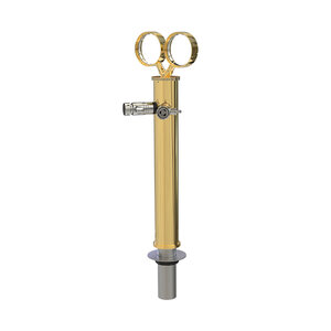 Font -Bruxelles I2, PVD gold, comp. shank, medallion