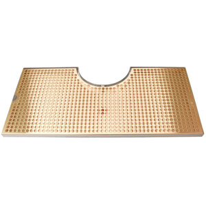 24" SS/PVD Brass Cut-Out Surface Mount