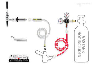 Stout Beer Door Kegerator Conversion Kit