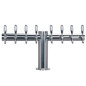 Metropolis "T" - 8 304 Faucets - Polished Stainless Steel - Glycol Cooled - 4" Center