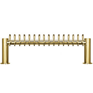 Metropolis "H" - 16 Faucets - PVD Brass - Glycol Cooled