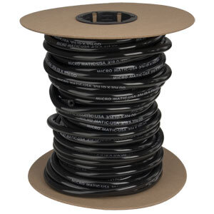1/4" Black Vinyl Tubing - 100' Spool
