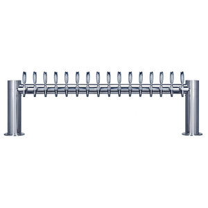 Metropolis "H" - 16 304 Faucets - Polished Stainless Steel - Glycol Cooled