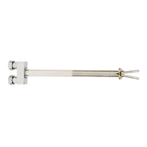 Shank Draft Beer Dual Faucet - 12-1/4"L with 3/16" Bore