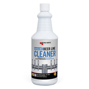 Micro Matic Beer Line Cleaner Alkaline - 32 oz Bottle
