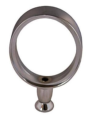 Medallion -chrome, oval