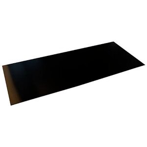 Top plate -black, Kegcooler Low 1600, 1600x600x10mm