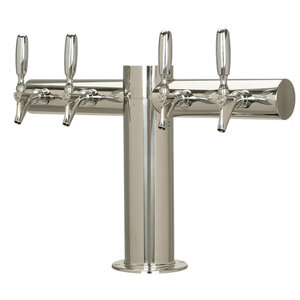 Metropolis "T" - 4 304 Faucets - Polished Stainless Steel - Glycol Cooled