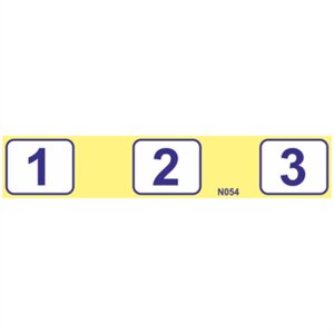 Label -103, 1-3 coils