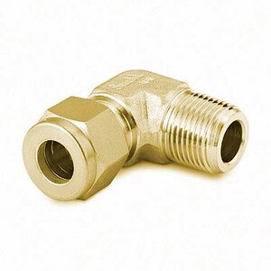 Connection -Swagelok -Male, Elbow, 3/8″, brass