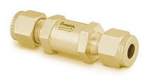Connection -Swagelok, Poppet Check Valve, brass
