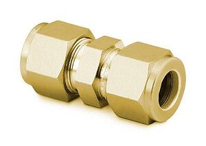 Connection -Swagelok, Tube fitting, union, 3/8″, brass