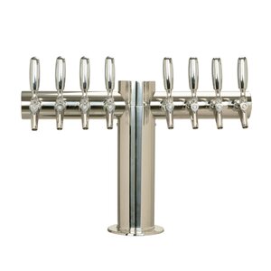 Metropolis "T" - 8 304 Faucets - Polished Stainless Steel - Glycol Cooled